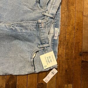 Abercrombie & Fitch Light Wash Blue Straight Leg Jeans